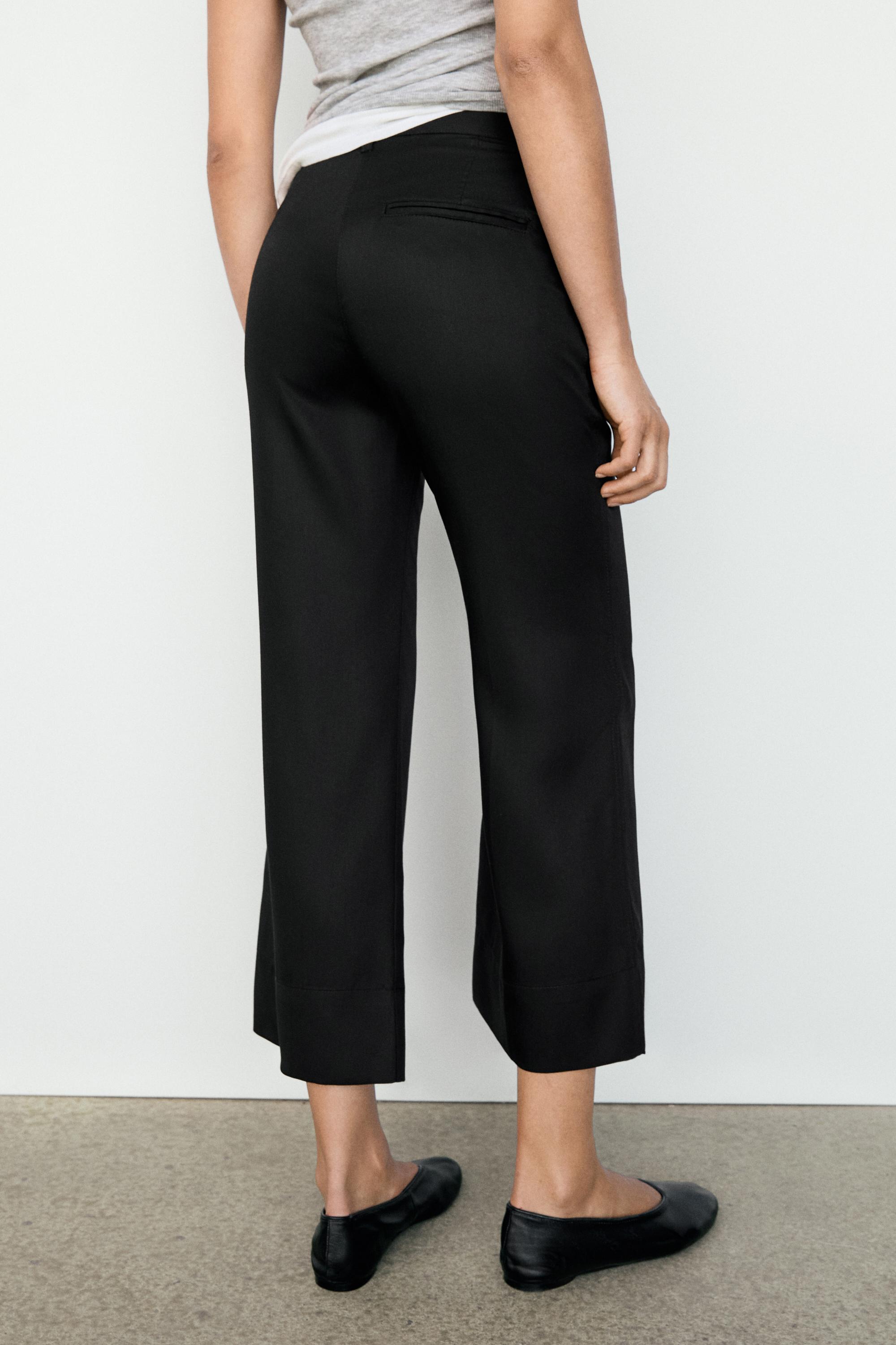 Cropped flare pants